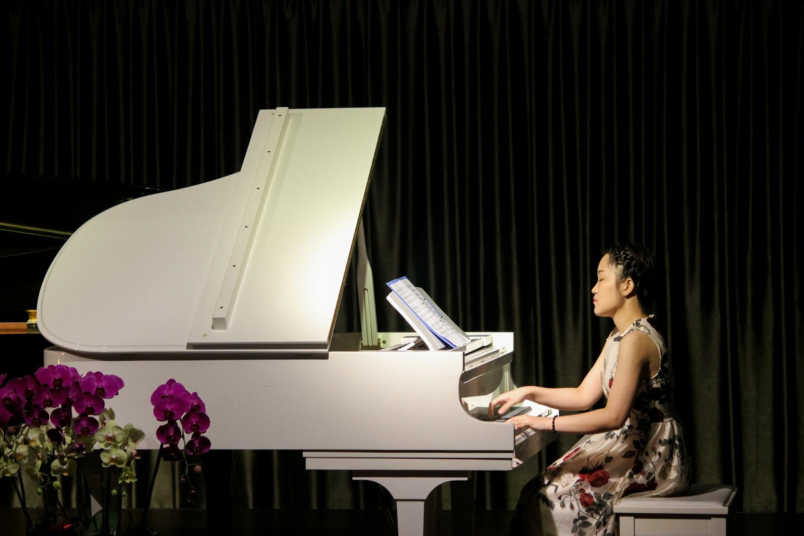 Woman Playing Piano